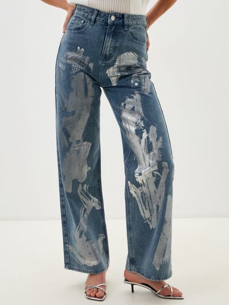 Прямые джинсы Concept Club синие