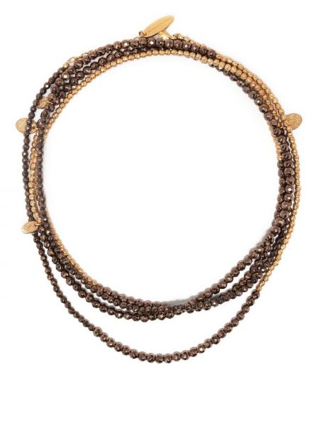 Halsband Brunello Cucinelli brun