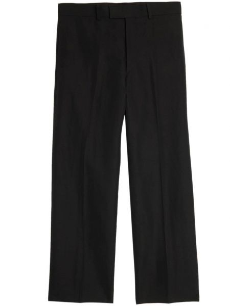 Pantaloni chino din bumbac Auralee negru