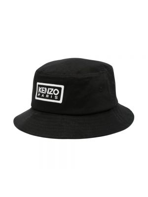 Czarny kapelusz Kenzo