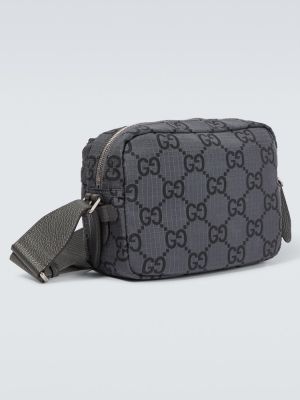 Найлонови чанта през рамо Gucci сиво