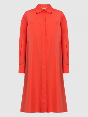 Платье-рубашка Max Mara оранжевое