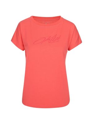 Bavlněné tričko s krátkými rukávy Kilpi růžové