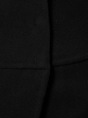 Falda midi de lana Auralee negro