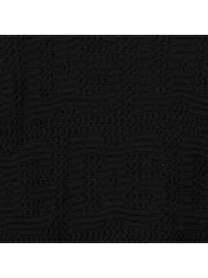 Jersey de tela jersey calado Dolce & Gabbana negro
