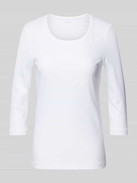 Koszulka w jednolitym kolorze Christian Berg Woman biała