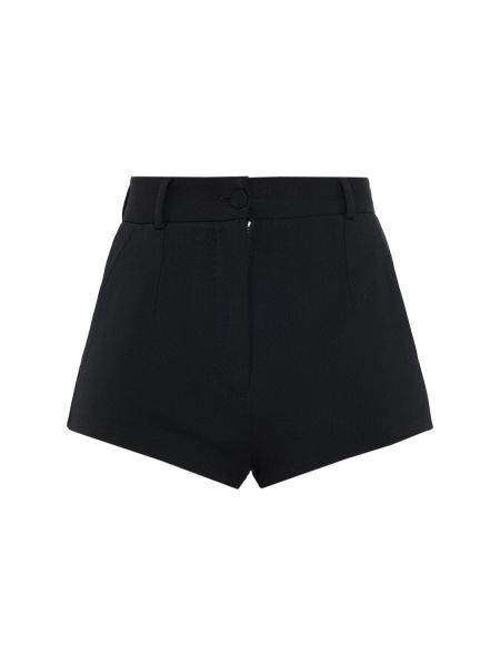 Shorts i ull Dolce & Gabbana svart