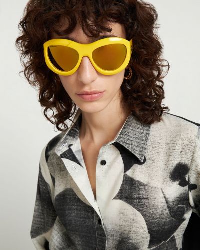 Okulary przeciwsłoneczne Dsquared2 żółte