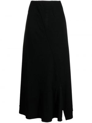 Maxi φούστα Yohji Yamamoto μαύρο