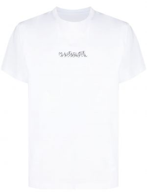 T-shirt con stampa Maharishi bianco
