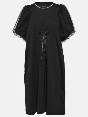 Μίντι φόρεμα Simone Rocha μαύρο