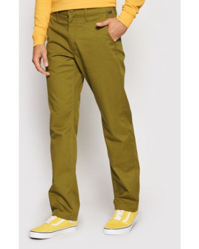 Pantaloni chino cu croială lejeră Vans verde
