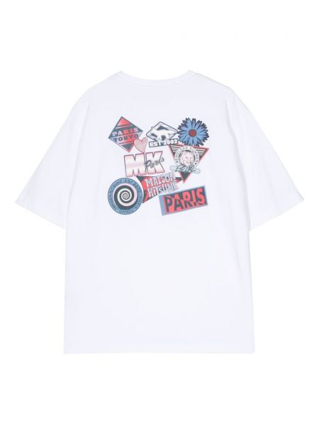 T-shirt à imprimé Maison Kitsuné blanc