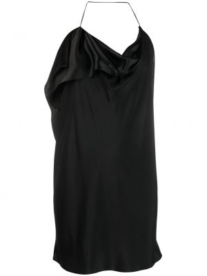 Koktel haljina s draperijom Gauge81 crna