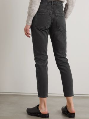 Черные джинсы скинни с высокой талией Isabel Marant Étoile