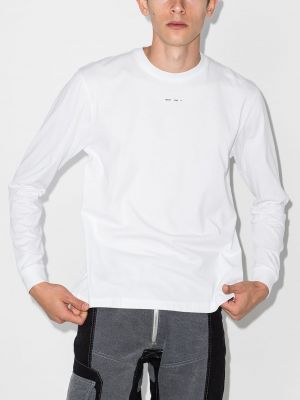 Camiseta con estampado Heliot Emil blanco