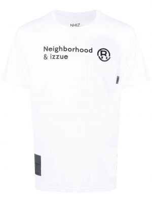 T-shirt con stampa Izzue bianco