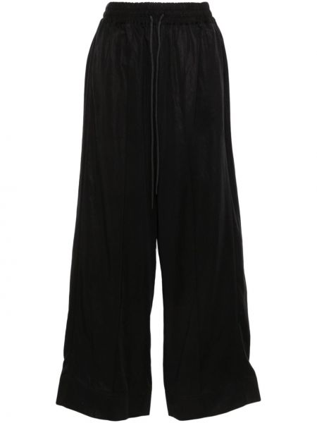 Pantaloni cu croială lejeră Y-3 negru