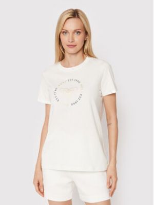 T-shirt large Roxy blanc