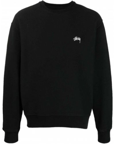 Sweatshirt mit rundem ausschnitt Stüssy schwarz