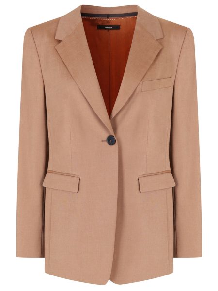 Шерстяной пиджак Windsor коричневый