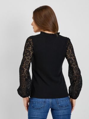 Tricou cu mânecă lungă Orsay negru