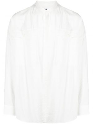 Прозрачна риза Attachment бяло