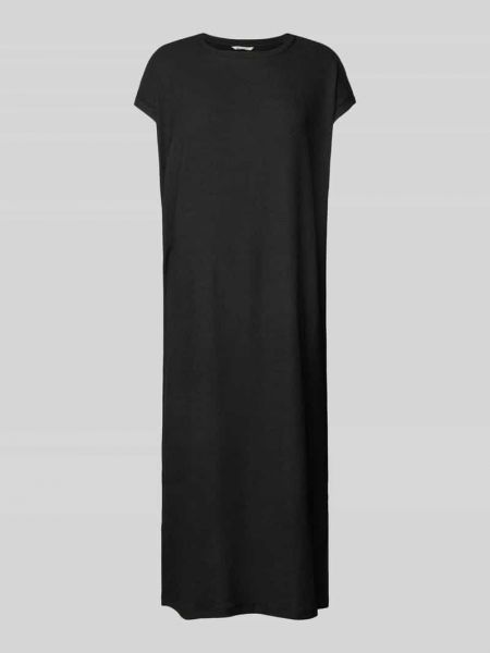 Sukienka midi z krótkim rękawem Tom Tailor Denim czarna
