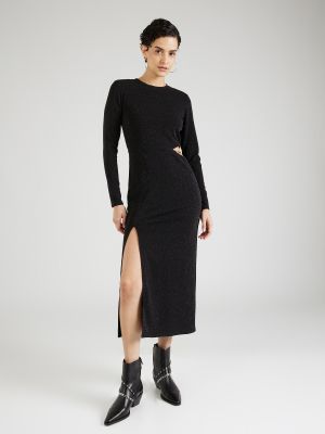 Hosszú ruha Karl Lagerfeld fekete