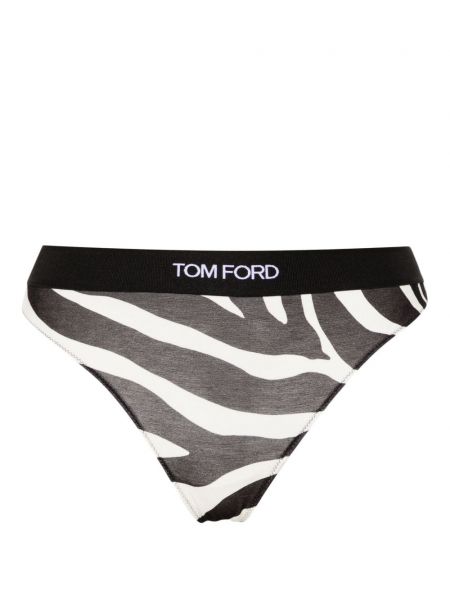 Stringi ar apdruku ar zebras rakstu Tom Ford
