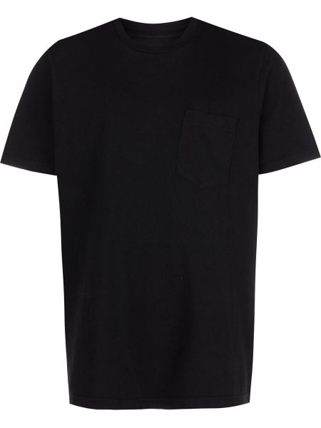 Camiseta con bolsillos Les Tien negro