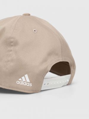 Pamučna kapa Adidas Performance bež