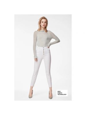 Spodnie skinny fit J-brand białe