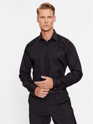 Priliehavá košeľa Karl Lagerfeld čierna