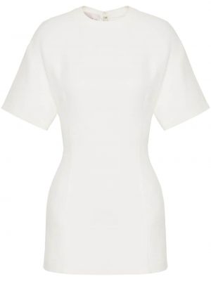 Мини рокля от креп Valentino Garavani бяло