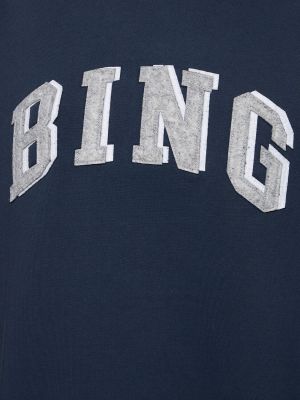 Sudadera de algodón Anine Bing azul