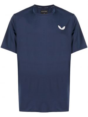 T-shirt de sport à imprimé Castore bleu
