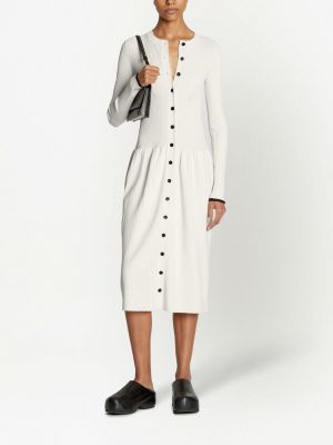 Midi kleita ar pogām Proenza Schouler White Label balts