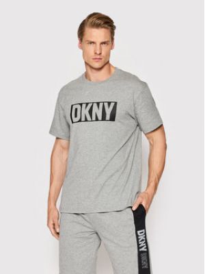 Серая футболка Dkny