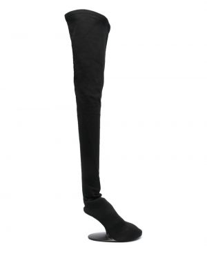 Abstrakter stiefelette mit absatz Balenciaga schwarz