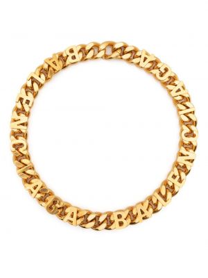 Ogrlica Balenciaga zlata