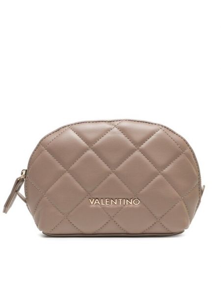 Καλλυντική τσάντα Valentino καφέ