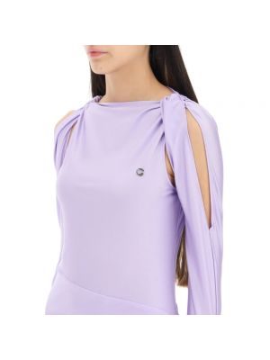 Mini vestido Coperni violeta