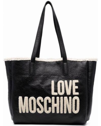 Сумка шоппер с логотипом Love Moschino