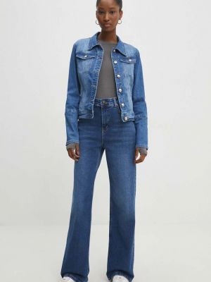 Kurtka jeansowa Answear Lab niebieska