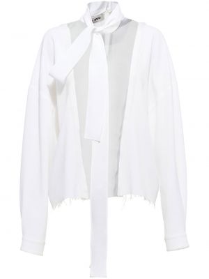 Блуза с панделка Miu Miu бяло