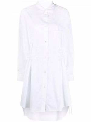 Vestido camisero manga larga Mm6 Maison Margiela blanco