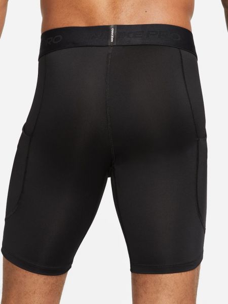 Леггинсы с карманами для фитнеса Nike черные