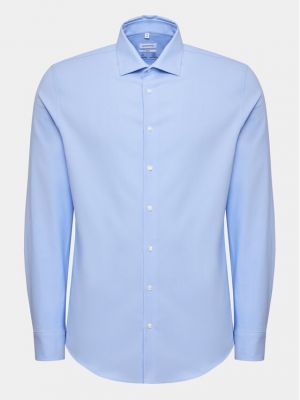 Slim fit košile Seidensticker modrá