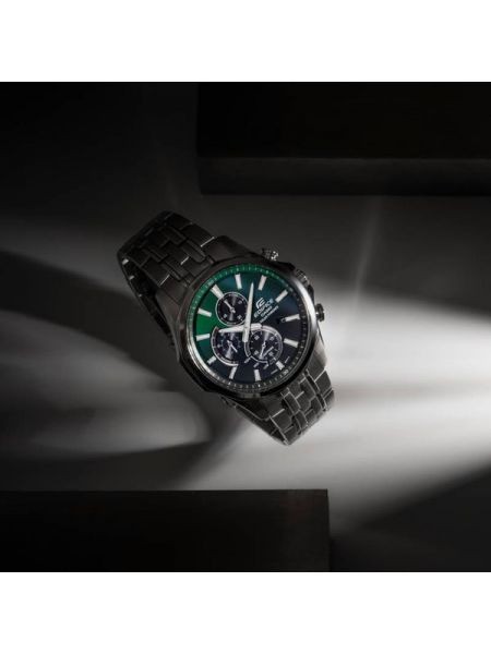Классические повседневные аналоговые часы ретро Casio зеленые